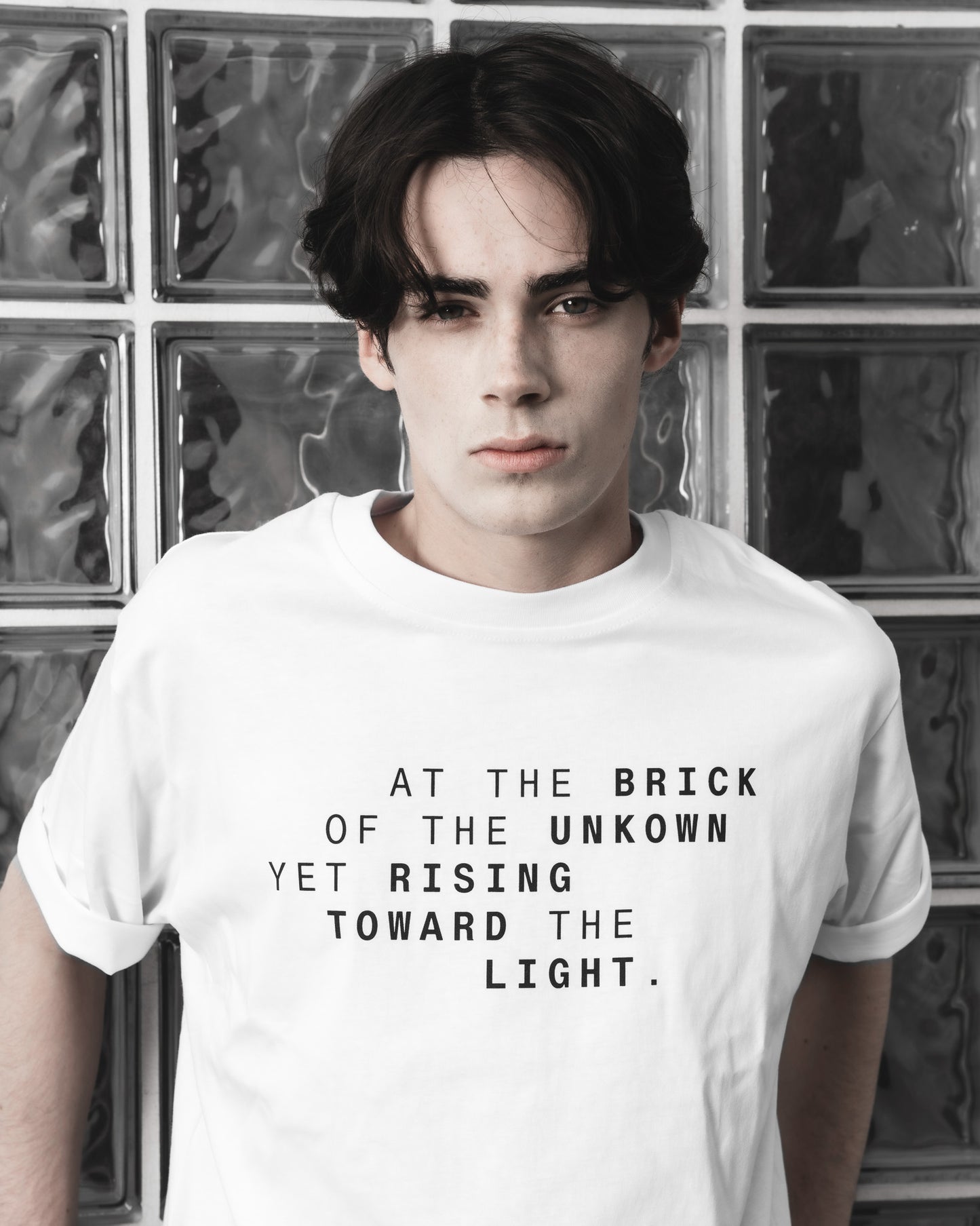 WHITE PRINTED T-SHIRT