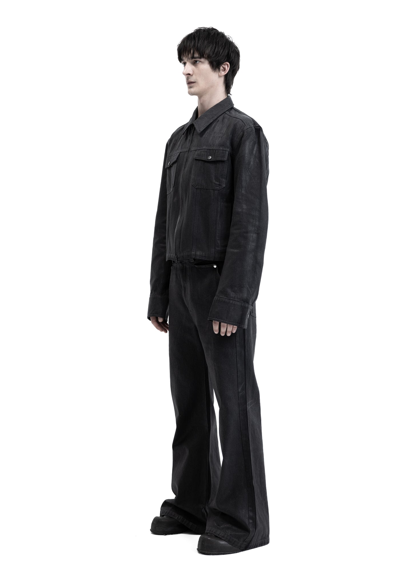WAXED DENIM JACKET