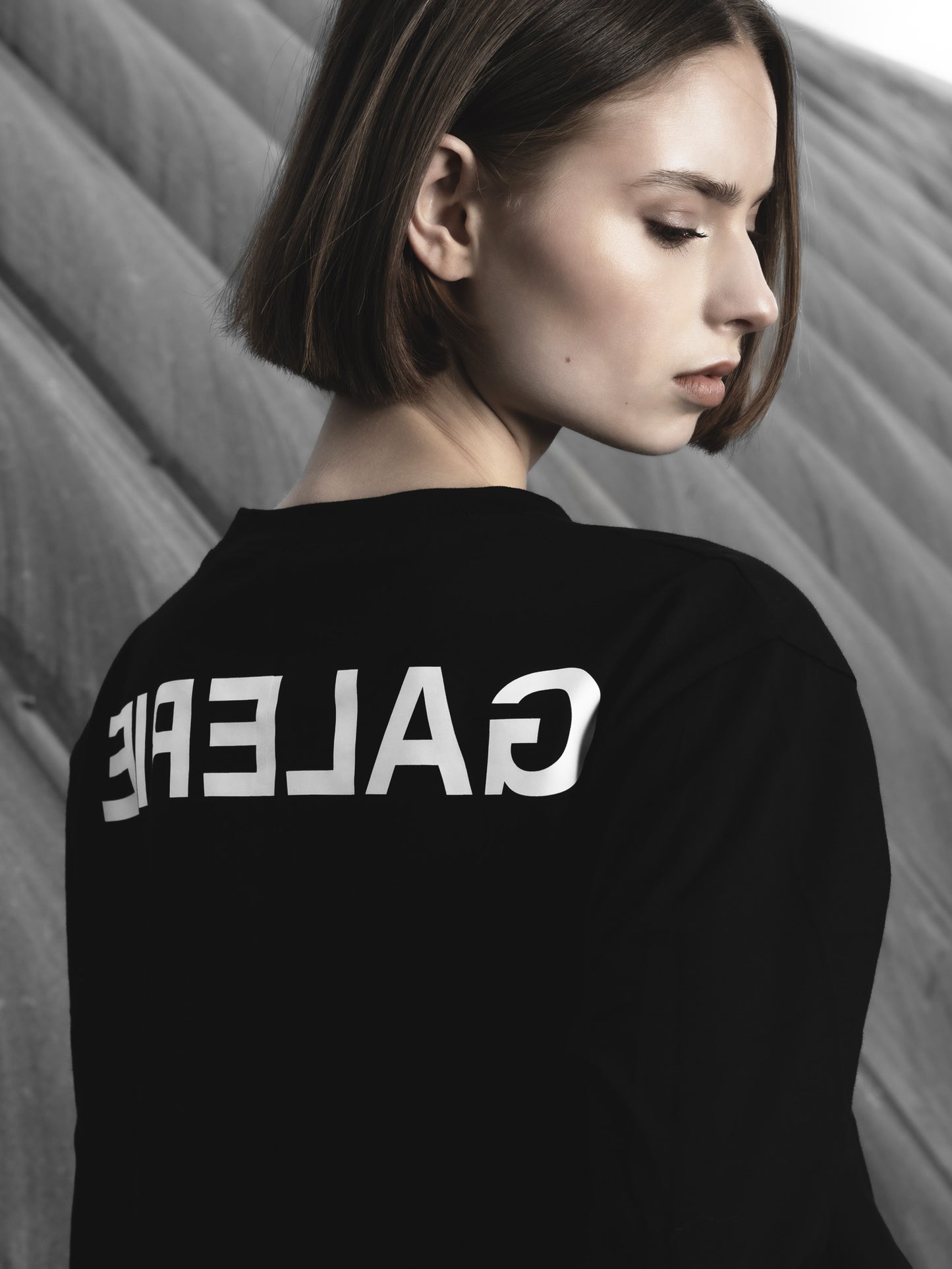 BLACK PRINTED LONGSLEEVE