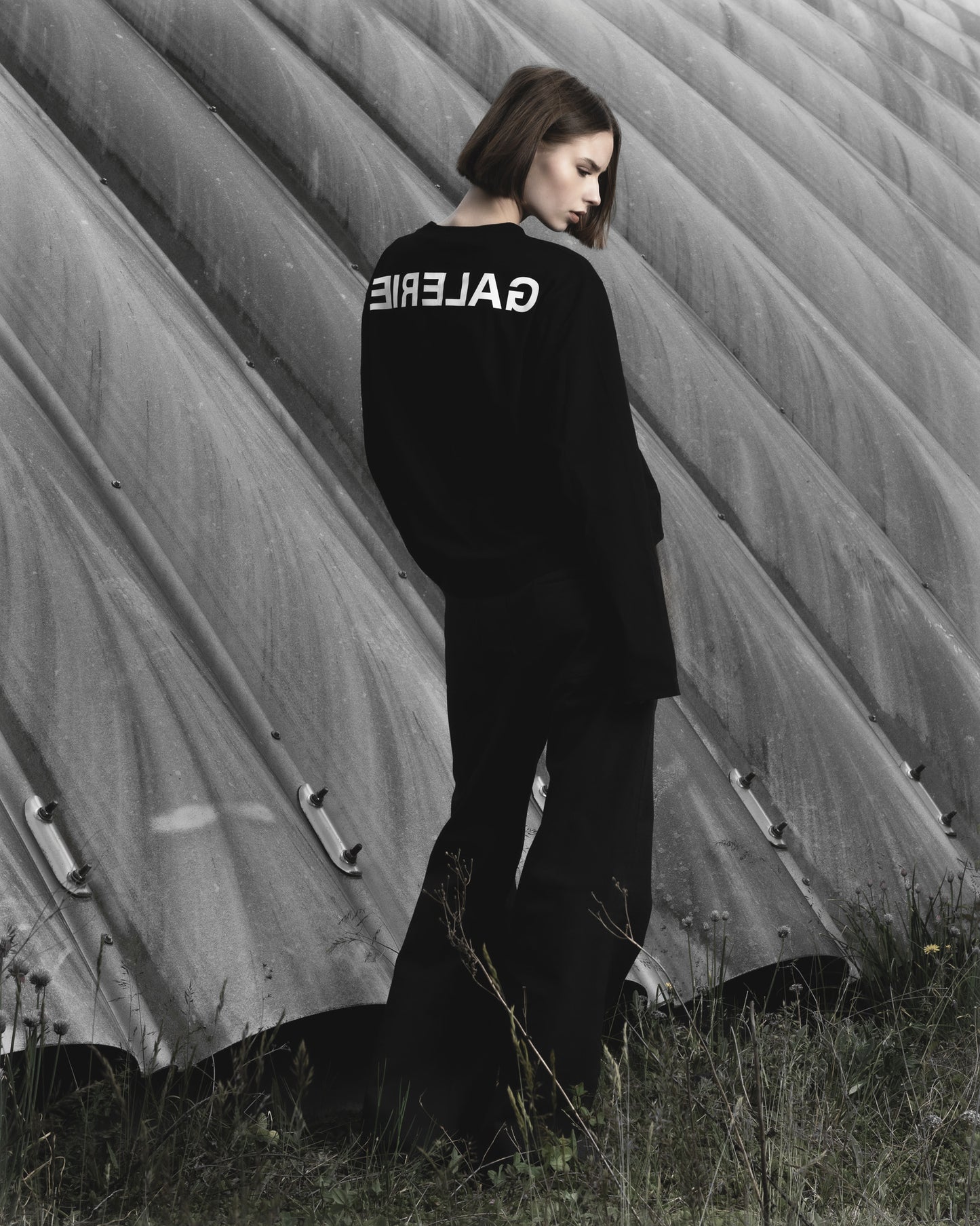 BLACK PRINTED LONGSLEEVE