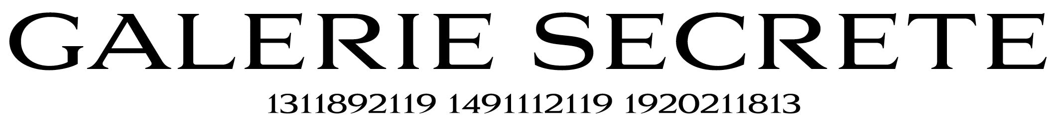 GALERIE SECRETE