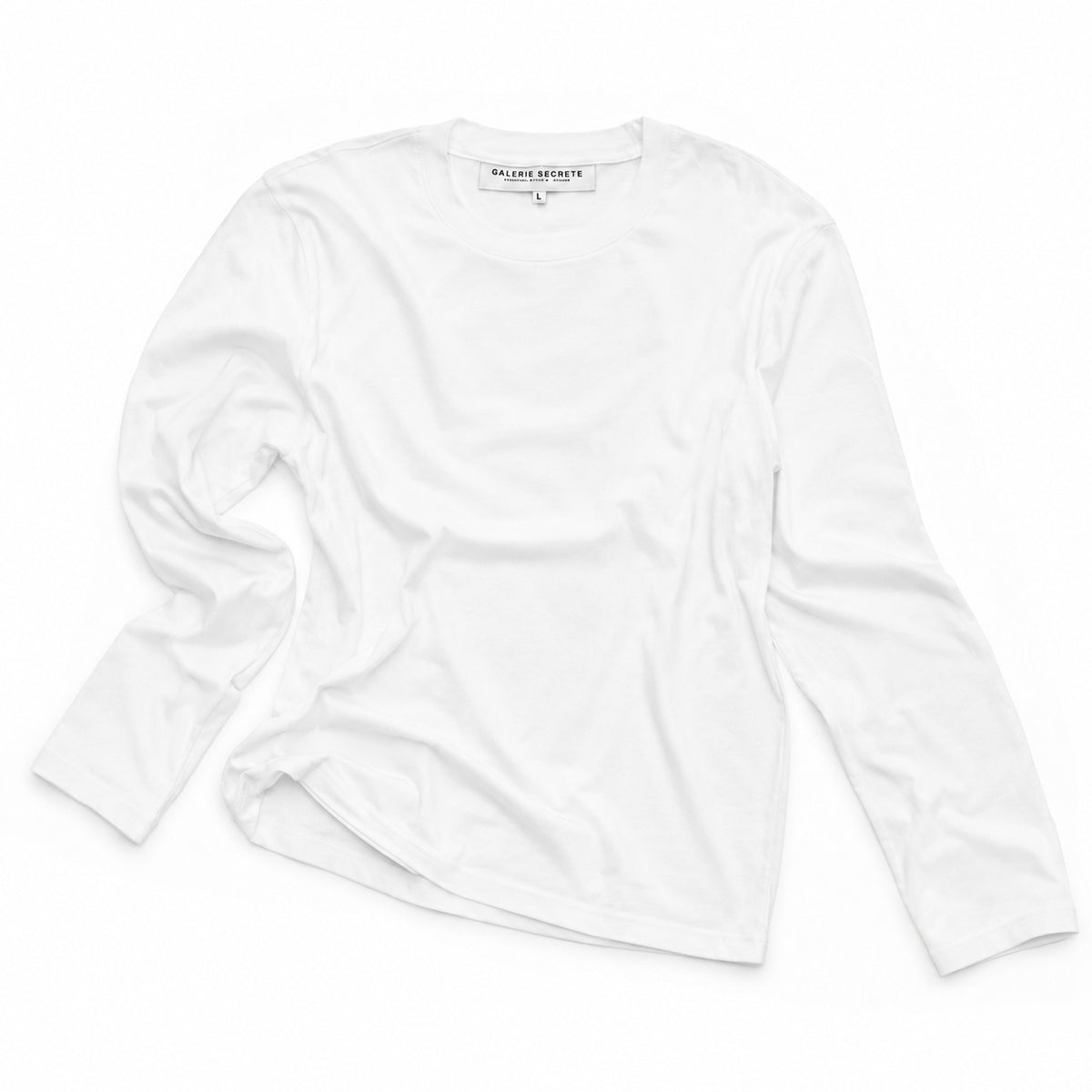 WHITE PRINTED LONGSLEEVE