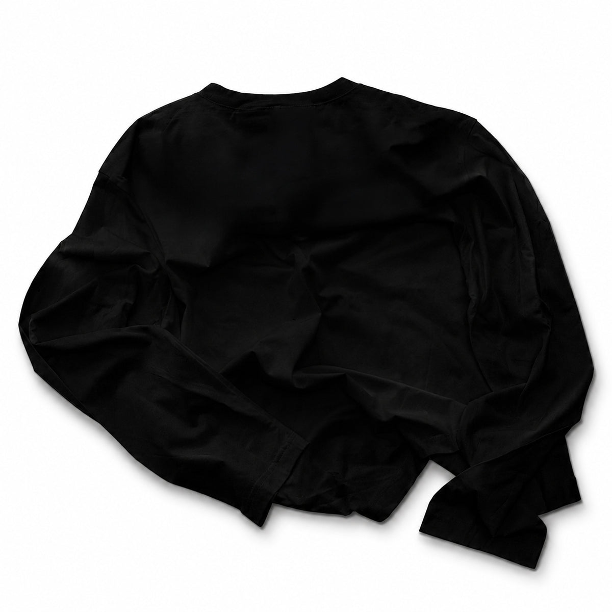 BLACK PRINTED LONGSLEEVE
