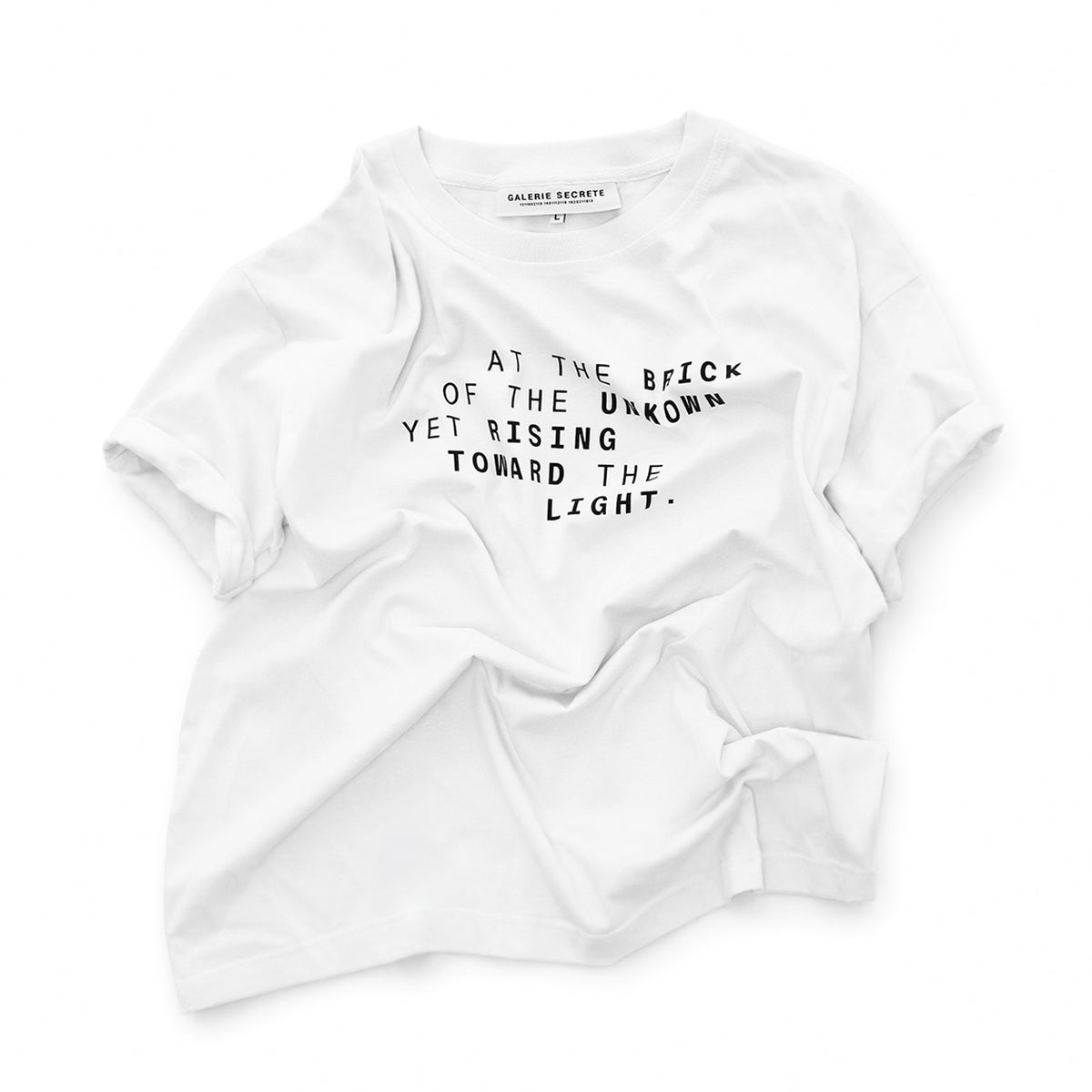 WHITE PRINTED T-SHIRT