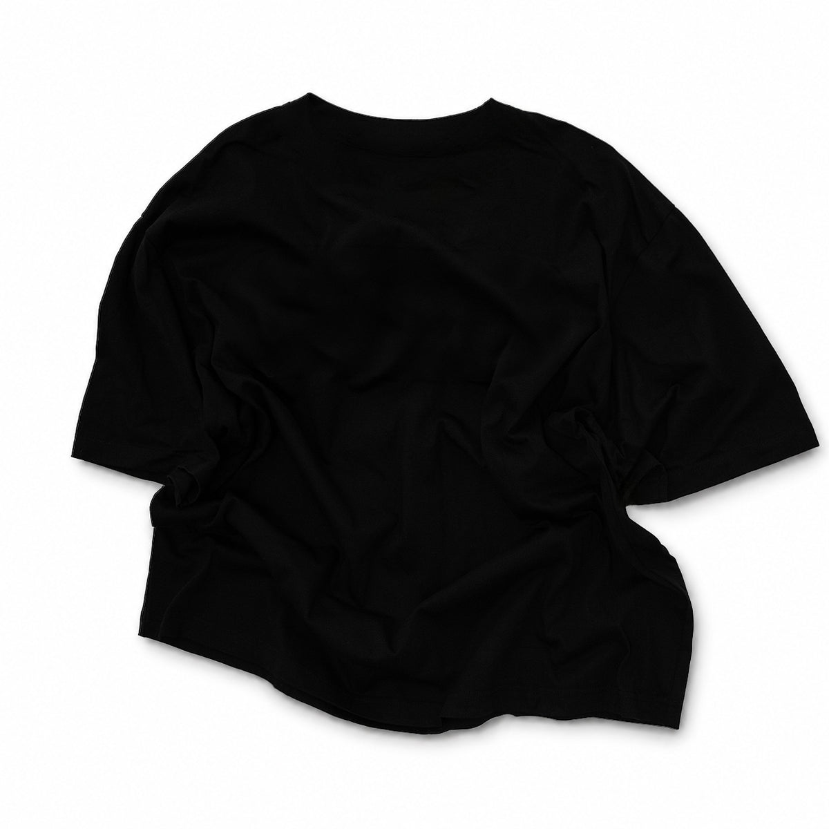 BLACK PRINTED T-SHIRT